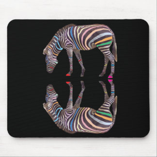 Zebra Reflection Mousemat Mouse Pad