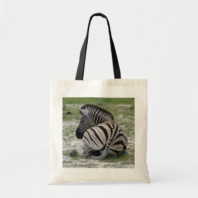 Zebra Relaxing Tote Bag (Front)