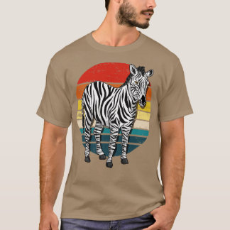 Zebra Retro Vintage T-Shirt