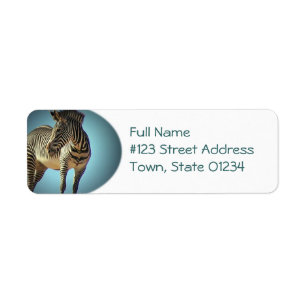 Zebra Return Address Label