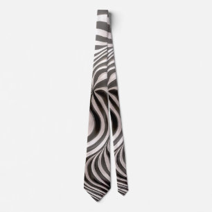 Zebra rock! neck tie