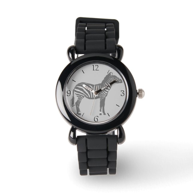 Zebra - Shades of Grey / Gray Watch (Front)