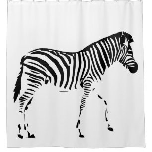 Zebra Shower Curtain
