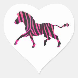 Vector seamless pattern of heart pink zebra print 14905428 Vector