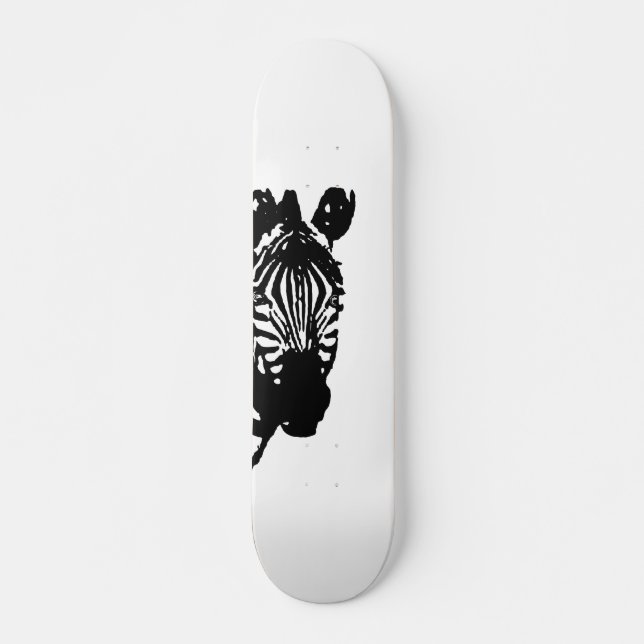 zebra skateboard deck (Front)