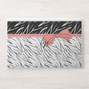 Zebra skin black white tiger leather stripes pink