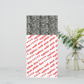 Zebra Skin Camouflage Texture (Standing Front)