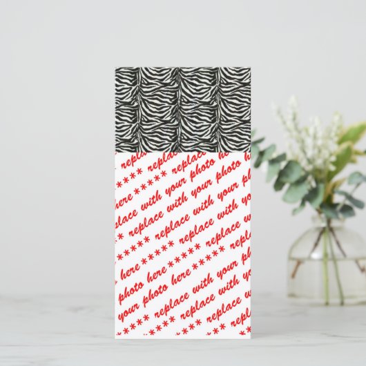 Zebra Skin Camouflage Texture (Standing Front)