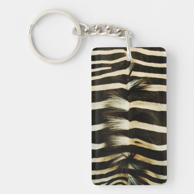 Zebra Skin Keychain (Front)