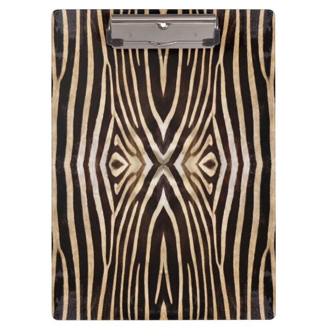 Zebra skin pattern clipboard (Front)