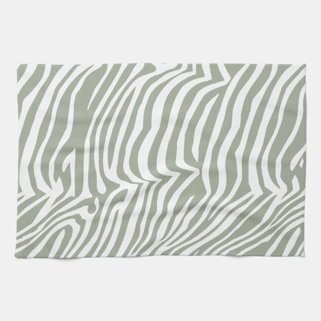 Zebra skin pattern kitchen towel (Horizontal)