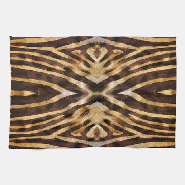 Zebra Skin Pattern Towel (Horizontal)