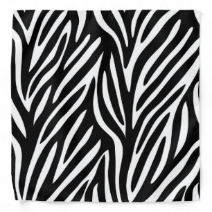 ZEBRA SKIN PRINT BANDANA