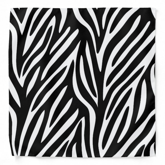 ZEBRA SKIN PRINT BANDANA (Front)