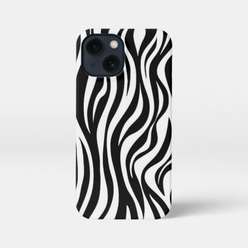 Zebra Skin Print iPhone 13 Mini Case