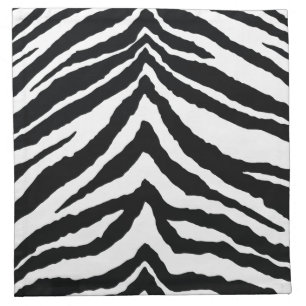Zebra Skin Print Napkin