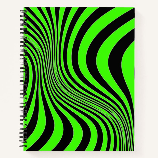 Zebra Skin Print Texture Pattern-88488 Notebook (Front)