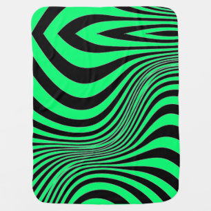 Zebra Skin Print Texture Pattern Baby Blanket