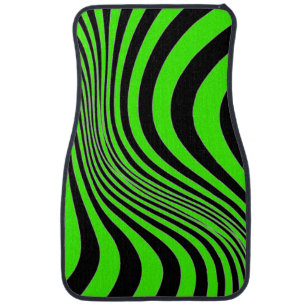 Zebra Skin Print Texture Pattern Car Floor Mat