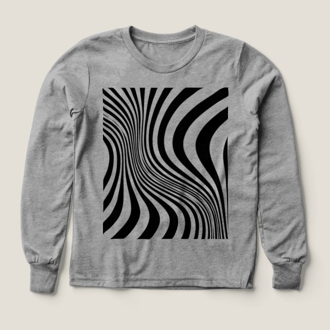 Zebra Skin Print Texture Pattern Tri-Blend Shirts (Design Front)