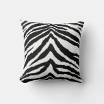 Zebra Skin Print Throw Pillow