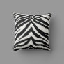 Zebra Skin Print Throw Pillow