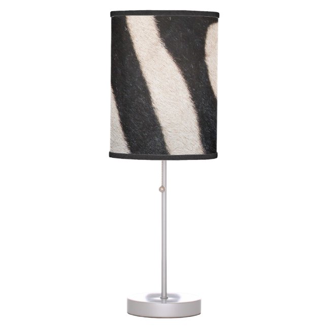 ZEBRA SKIN TABLE LAMP (Front)
