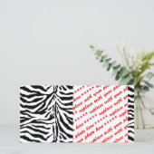 Zebra Skin Texture (Add/Change Background Color) (Standing Front)