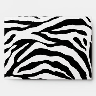 Zebra Skin Texture (Add/Change Background Color) Envelope
