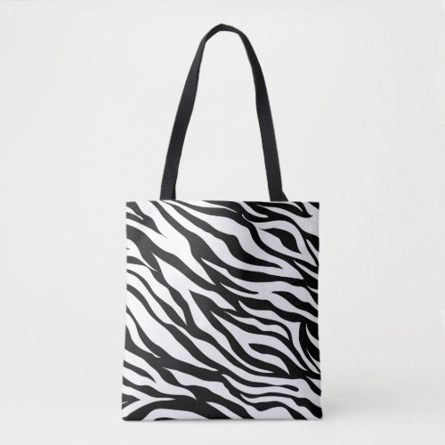 Zebra Skin Texture Pattern Tote Bag