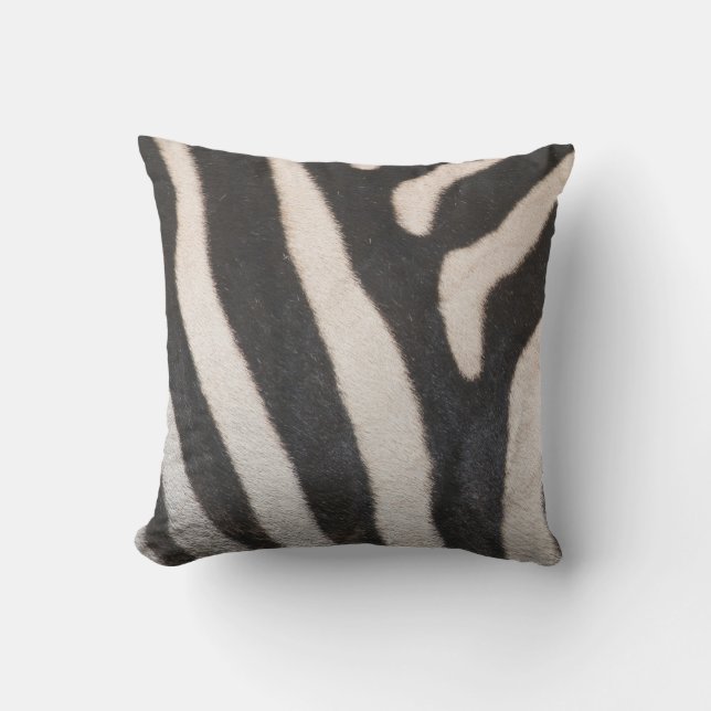 ZEBRA SKIN THROW PILLOW (Front)