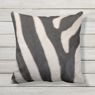 ZEBRA SKIN THROW PILLOW