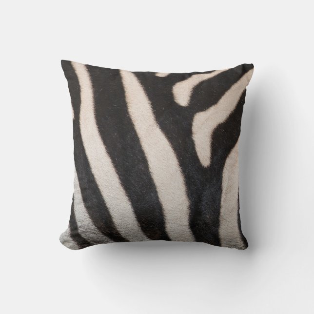 ZEBRA SKIN THROW PILLOW (Front)