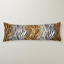zebra print body pillow