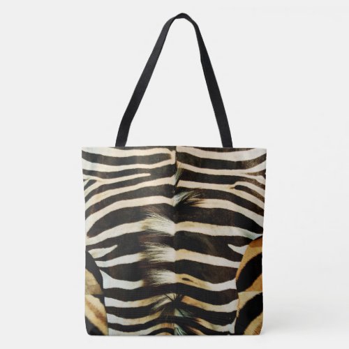 Zebra Skin Tote Bag