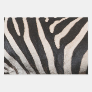 ZEBRA SKIN WRAPPING PAPER SHEETS
