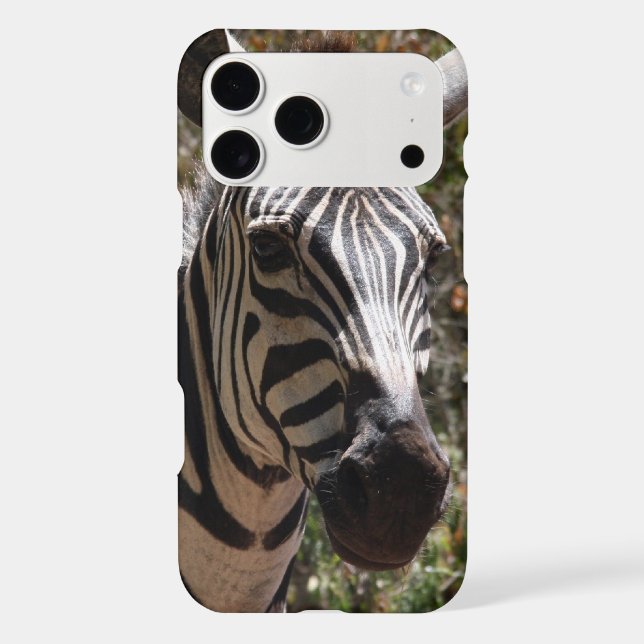 zebra smiles iphone case (Back)