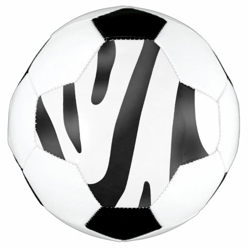 Zebra Soccer Ball