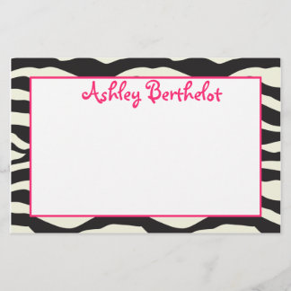 Zebra Stationery