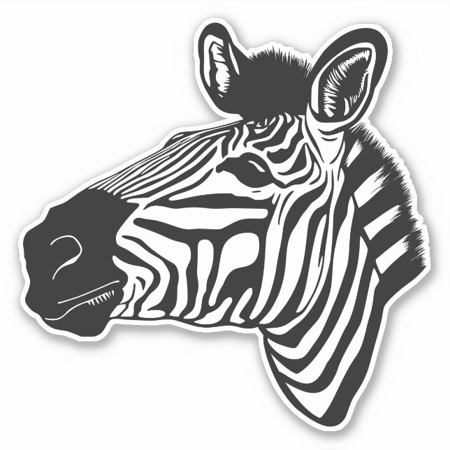 Zebra Sticker (Front)
