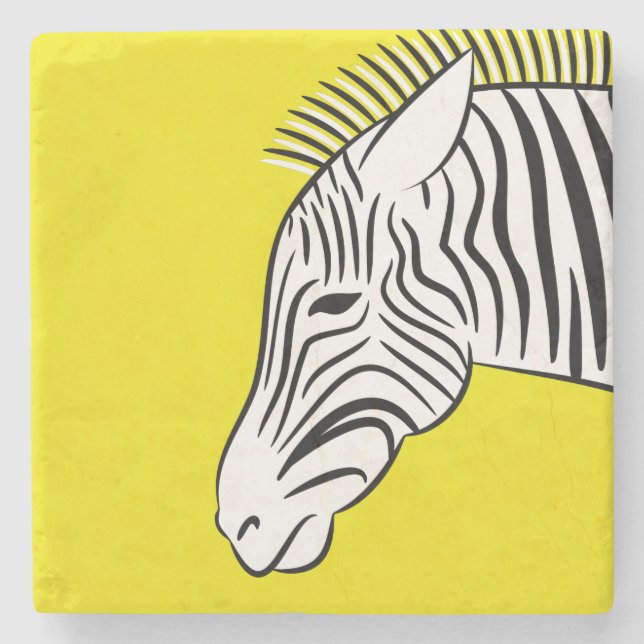 Zebra Stone Coaster (Front)