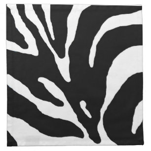 Zebra Stripe Animal Print Napkin