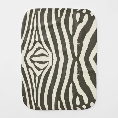 Zebra Stripe Animal Print Pattern Burp Cloth