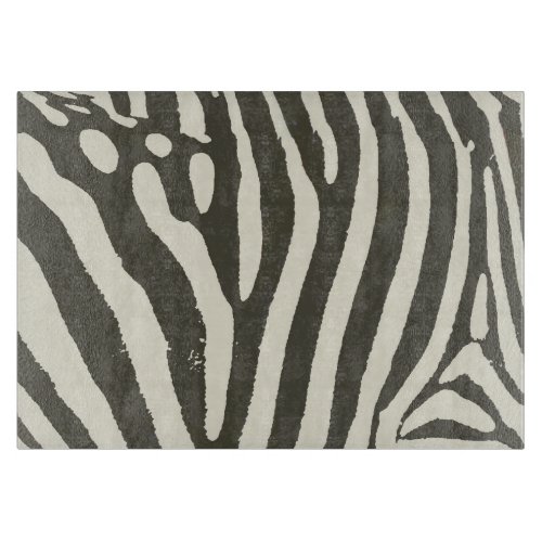 Zebra Stripe Animal Print Pattern Cutting Board