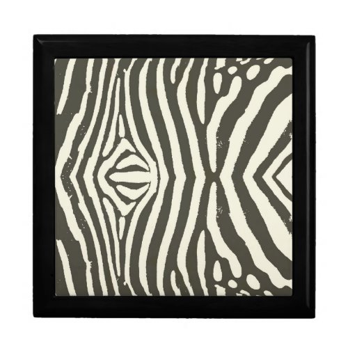 Zebra Stripe Animal Print Pattern Gift Box