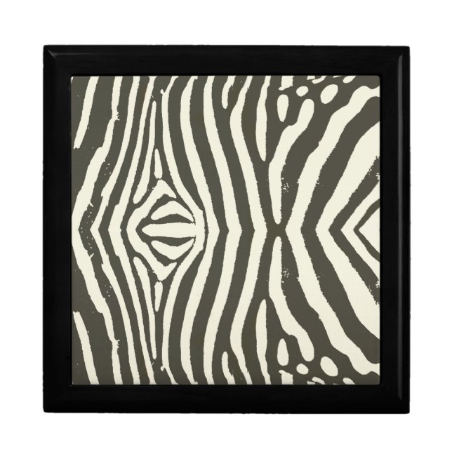Zebra Stripe Animal Print Pattern Gift Box (Front)