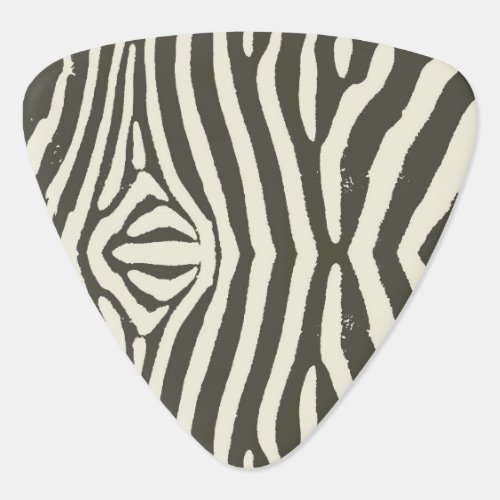 Zebra Stripe Animal Print Pattern Guitar Pick