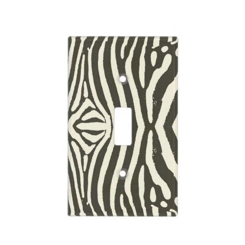 Zebra Stripe Animal Print Pattern Light Switch Cover