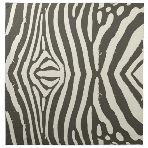 Zebra Stripe Animal Print Pattern Napkin