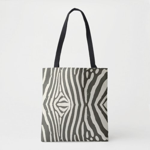Zebra Stripe Animal Print Pattern Tote Bag